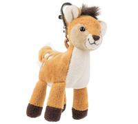 Schaffer 0249 Porte-Clé Peluche Cerf, Marron/Blanc
