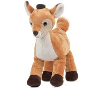 Schaffer 5683 Cerf en Peluche Rehgina, Marron/Blanc, L-30 cm
