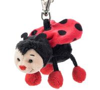 Schaffer Knuddel mich! 3161 Plüsch-Schlüsselanhänger Marienkäfer Bulles, 10 cm