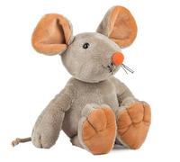 Schaffer Knuddel Mich! 4752 Souris en Peluche Eddi 26 cm, Gris