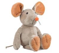Schaffer Knuddel Mich! 4753 Souris en Peluche Eddi 37 cm, Gris