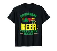 Schafkopf and Beer C'est Pourquoi Je suis Ici T-Shirt