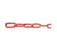 Schake Schake Chaîne de barrière en plastique 6mm, jaune/noir 25m Quantité:25