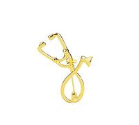 Schal Clip Bekleidungszubehör Personalisierte Haushaltsgeräte Broschen Modische kreative Metallnadeln Fibel Mittelalter (Gold, One Size)