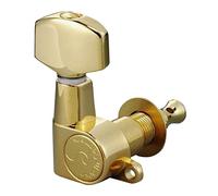 Schaller® »M6 MINI SMB SP MACHINE HEADS - 3L/3R« Lot de 6 Mécaniques pour guitare électrique - Couleur: Or