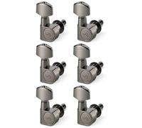 Schaller M6 Pin 6 left Ruthenium Locking Staggered 19,5 + 21,0