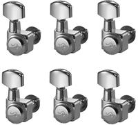 Schaller Original F-Series 6L Locking Staggered Chrome Mécanique pour guitare