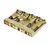 Schaller Warwick Logo 3D Bridge, 4-Cordes, Or