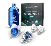 SCHALLWERK ® Strong+ Daily bouchon d'oreille avec une protection extra forte - atténue le bruit et maintient la qualité du son - idéal pour la musique, les festivals, le travail, l'apprentissage