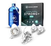 SCHALLWERK ® Strong+ Daily bouchon d'oreille avec une protection extra forte - atténue le bruit et maintient la qualité du son - idéal pour la musique, les festivals, le travail, l'apprentissage