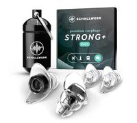 SCHALLWERK ® Strong+ Daily bouchon d'oreille avec une protection extra forte - atténue le bruit et maintient la qualité du son - idéal pour la musique, les festivals, le travail, l'apprentissage
