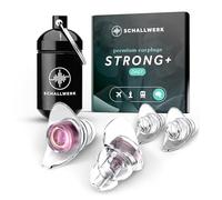 SCHALLWERK ® Strong+ Daily bouchon d'oreille avec une protection extra forte - atténue le bruit et maintient la qualité du son - idéal pour la musique, les festivals, le travail, l'apprentissage