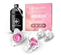 SCHALLWERK ® Women+ Bouchons d'oreille de protection auditive - atténuent le bruit et préservent la qualité sonore - Bouchons d'oreille pour concert, protection auditive - Bouchons d'oreille adaptés