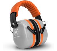 Schallwerk ® Work+ protection auditive de travail - taille des casque anti bruit ajustables - atténue le bruit et protège l'audition - idéal pour le travail et la vie quotidienne (Fire Orange)