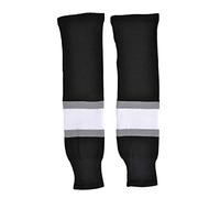 Schanner NHL Chaussettes pour adulte, mixte, Stutzen Sher-Wood NHL, Noir/blanc/gris, Sénior