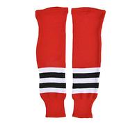 Schanner NHL Chaussettes pour adulte, mixte, Stutzen Sher-Wood NHL, Rouge/noir/blanc, Sénior
