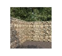 Schanskorfmuur met deksel 300x50x200 cm gegalvaniseerd staal145090