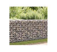 Schanskorfmuur met deksels 100x60x100 cm gegalvaniseerd staal 147813