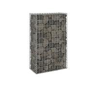 vidaXL Schanskorfmuur met deksels 60x30x100 cm gegalvaniseerd staal147811 G