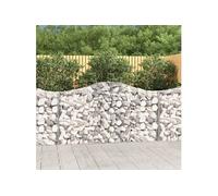 Schanskorven 12 st gewelfd 200x30x100/120 cm ijzer3145440