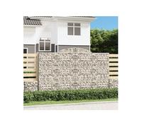 vidaXL Schanskorven 15 st gewelfd 300x50x180/200 cm ijzer3146785 G