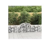 Schanskorven 40 st gewelfd 200x50x60/80 cm ijzer3146296