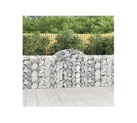 Schanskorven 8 st gewelfd 200x30x100/120 cm ijzer3146116