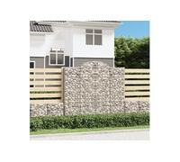 Schanskorven 8 st gewelfd 200x50x180/200 cm ijzer3146410