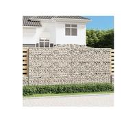 vidaXL Schanskorven 9 st gewelfd 400x50x200/220 cm ijzer3147068 G