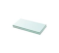 vidaXL Panneaux d'étagère 2 pcs Verre Transparent 20 x 30 cm