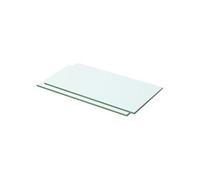 vidaXL Étagères Modèle 3051559 – 2 pièces 50 x 20 cm verre transparent
