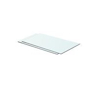 vidaXL Panneau d'étagère de rechange verre transparent 60x30 cm – lot de 2