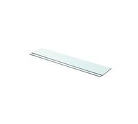 vidaXL Panneaux d'étagère 2 pcs Verre Transparent 80 x 15 cm