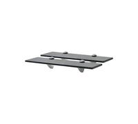 Schappen zwevend 2 st 40x10 cm 8 mm glas3051503