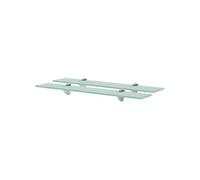Schappen zwevend 2 st 60x20 cm 8 mm glas3051521