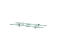 Schappen zwevend 2 st 70x10 cm 8 mm glas3051498