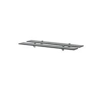 Schappen zwevend 2 st 80x20 cm 8 mm glas3051531