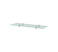 Schappen zwevend 2 st 90x10 cm 8 mm glas3051500