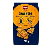 SCHAR - Biscuits apéritifs crackers sans gluten | Croquants et savoureux pour vos apéritifs | Idéal pour partager | les 6 paquets de 35 g | LOT DE 3
