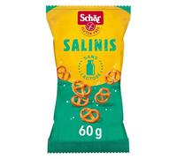 SCHAR - Galettes Salinis Sans Gluten, Croquantes et Légères pour une Pause Gourmande (Sachet 60g) - Le Lot De 4