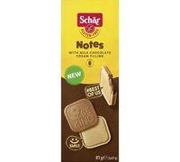 Schar Notes Biscuits Garniture Chocolat au Lait Sans Gluten 81g