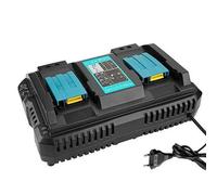 SChargeur de rechange Rapide pour Double Batterie Li-ion 14.4V à 18V Makita BL1830 BL1850 BL1815 BL1860outil puissance électrique