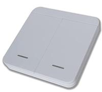 Schartec Bouton Intérieur Sans Fil pour Motorisation de Porte de Garage Move 433 MHz - Bouton Mural (2 Canaux)