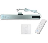 SCHARTEC Ensemble de moteur pour fenêtre 230V électrique avec interrupteur et télécommande pour fenêtre à bascule, toit ouvrant, entraînement de fenêtre à chaîne, ouverture de fenêtre, moteur de