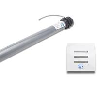 SCHARTEC FE 13-40 Ensemble de boutons muraux sans fil pour moteur de volet roulant avec interrupteurs électroniques sw40 et télécommande