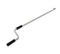 Schartec Manivelle universelle pour store blanc ou anthracite 160 cm - Manivelle avec crochets (blanc)