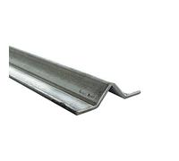 SCHARTEC Rail de sol pour portail coulissant avec rainures en V - Différentes longueurs - Rail de sol - Pour extérieur - Profil extérieur - Portail de cour, portail d'entrée (1,5 m)