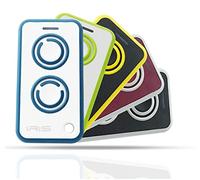 SCHARTEC Télécommande universelle pour porte de garage - 433-868 MHz - 2 canaux - Pour Hörmann Sommer Novoferm Bft Berner Marantec Came Nice etc. - Rouge