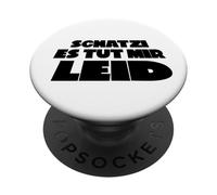 SCHATZI ES TUT Mir LEID PopSockets PopGrip Adhésif