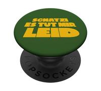 SCHATZI ES TUT Mir LEID PopSockets PopGrip Adhésif